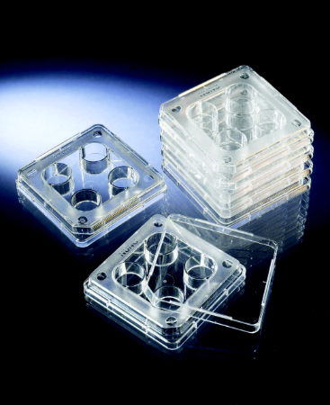 Планшеты культуральные 4-лун., стерил., с крышкой, необработанные, сертифиц. для ЭКО, 4 шт./уп., 120 шт./кор.