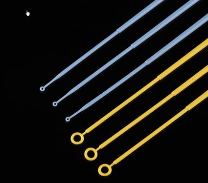 Петля микробиологическая 10 мкл, полипропилен, округлый кончик, желтая, стерильная, индивидуально упакованная, 400 шт./уп., 10 уп./кор.