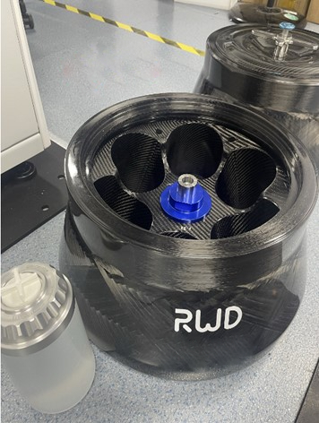  Ротор угловой MX-F12-50CF из углеродного волокна, 20000 об/мин, 51428 xg, 12×50 мл, RWD Life Science, Китай