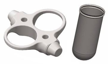 Бакет для пробирок 50 мл круглодонные, на 2 места каждый, 4 шт/упак, DLab, Китай