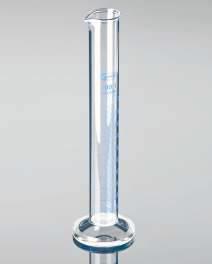 Цилиндр мерный, класс А, 1000,0 мл, ц.д. 10,0 мл, БС, градуировка, круглое основание, сертификат на партию, 1 шт./уп., Glasscolab, Индия