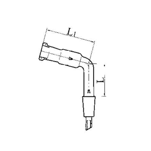 Изгиб под углом 105º, И<105º КМ-29/32-29/32, ГОСТ 25336-82, Россия