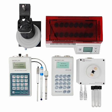 Комплекс для измерения ХПК, БПК, растворенного кислорода, температуры, рН, общего фосфора, ортофосфатов, полифосфатов «Эксперт-рН-ХПК-БПК-Р»