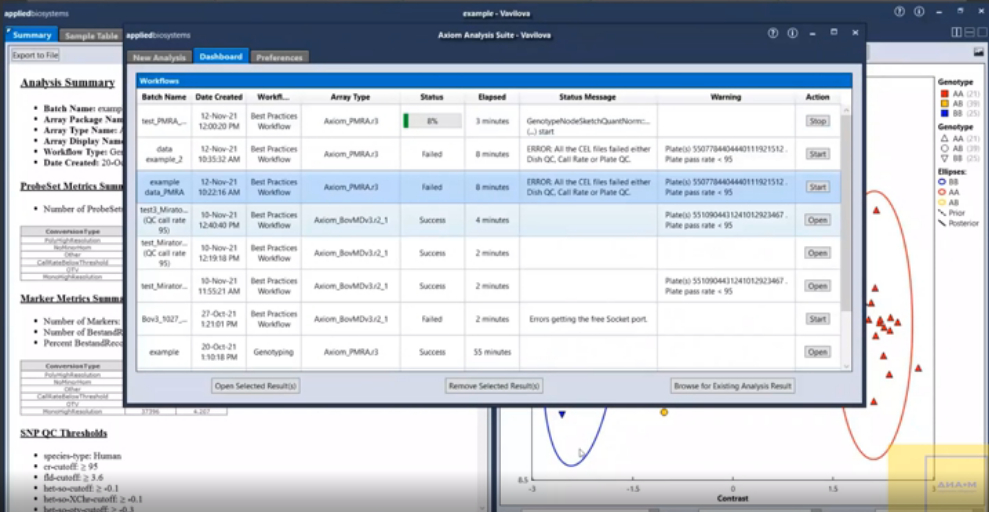 Рабочее пространство программы Axiom Suite Analysis