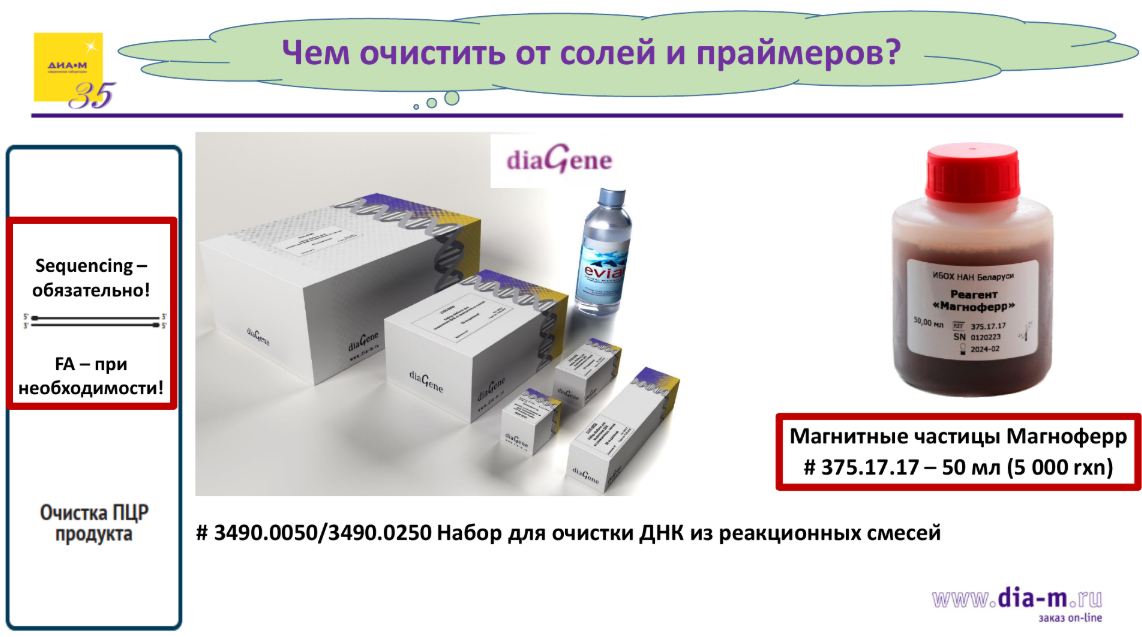 Очистка ПЦР-продукта