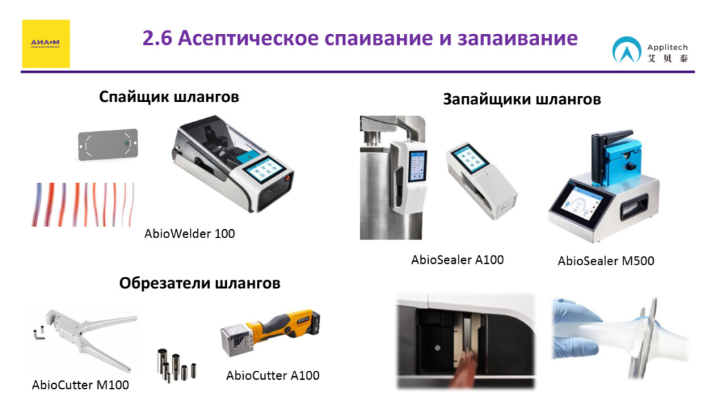 Асептическое спаивание и запаивание Асептическое спаивание и запаивание