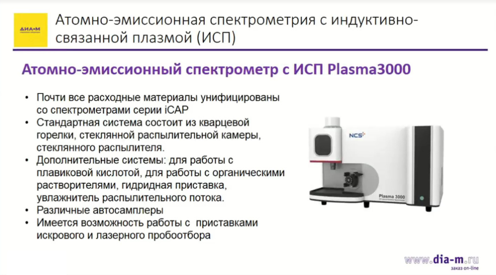 Атомно-эмиссионная спектрометрия с индуктивно-связанной плазмой (ИСП)-6