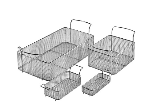 Корзина для ультразвуковой ванны, нержавеющая сталь 18/10, 469х250х125 мм, ячейки 8х8х1 мм, 1 шт., Bochem