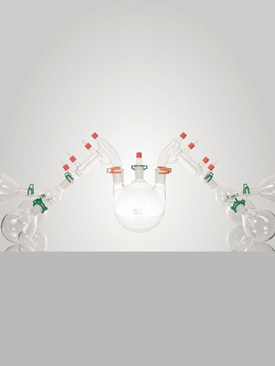 Дистиллятор по короткому пути, 2000 мл, 1 шт., Glassco