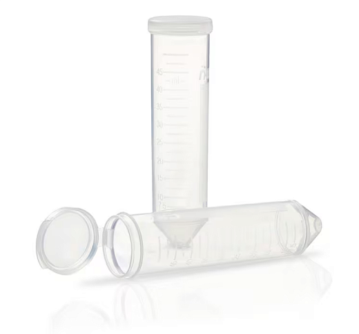 Пробирки 50 мл, ПП, конические, стерильные, 9500g, типа Flip Cap, 25 шт./уп., 500 шт./кор.