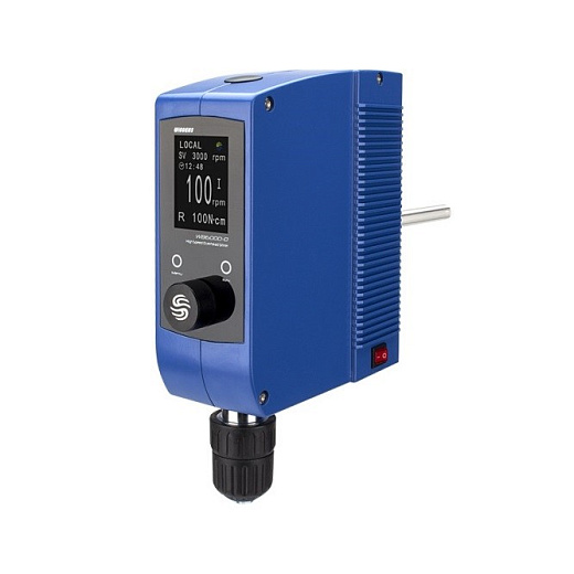 Мешалка верхнеприводная, до 40 л по воде, до 1800 об/мин, WB1800-D