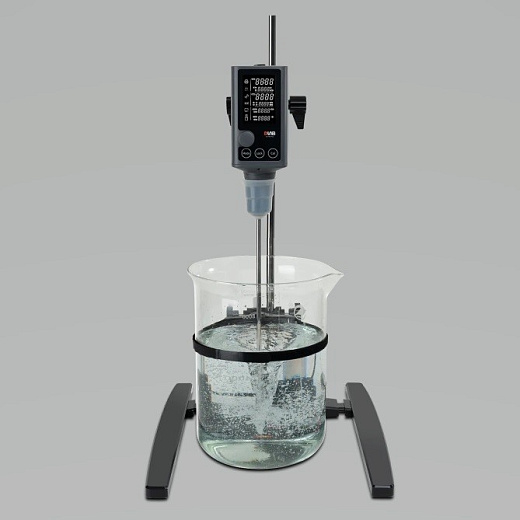 Мешалка верхнеприводная, до 30 л по воде, до 2200 об/мин, OS-T40-Plus, DLab, Китай