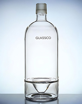 Колба приемная для вакуумной фильтрации со шлифом, Glassco, Индия