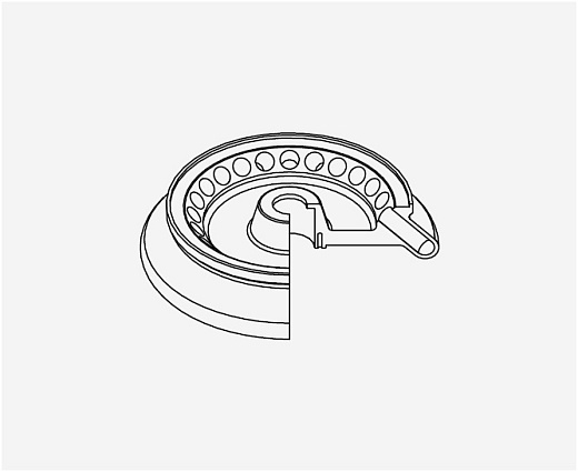 Ротор угловой, 8000/15000 об/мин, 5781/20325 g, 24×1,5/2 мл, с крышкой, A2.0-24, для центрифуг Combi 508/R515, Hanil