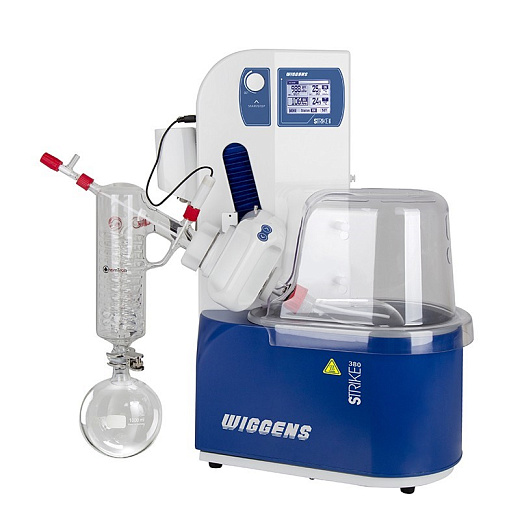 Испаритель роторный Strike 380, вертикальный холодильник, автоматический лифт