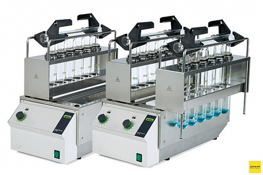 Дигестор ИК, 6 мест, 100 - 500 мл, ручной подъёмник, K-425 Фото 1