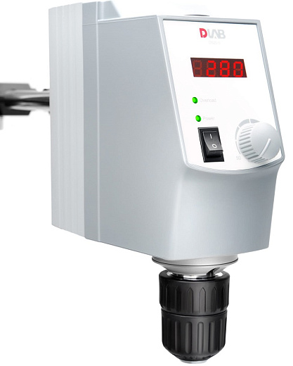 Мешалка верхнеприводная, до 70 л по  воде, до 1100 об/мин, без штатива, OS70-Pro, DLab, Китай