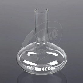 Колба Хавкина 3000 мл, стекло, до 500 °С, 1 шт/уп, Glassco, Индия