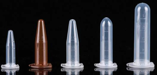 Пробирки 0,6 мл типа Эппендорф, до 30000 g, стерильные, с замком Safe-Lock, градуированные, бесцветные, Nest, Китай