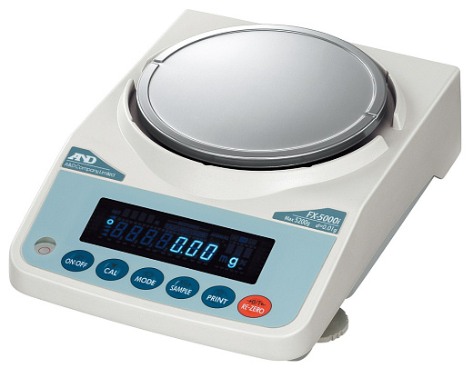 Весы прецизионные, 5200 г/0,01 г, внутренняя калибровка, DX-5000, A&D