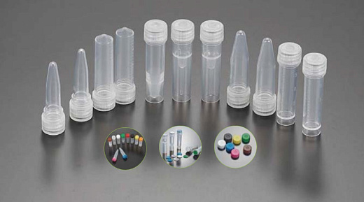 Криопробирки 0,5 мл, ПП, конические, стерильные, внешняя резьба, матовое поле для маркировки, 50 шт./уп., 5000 шт./кор., Jet Biofil, Китай