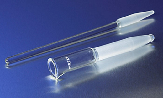 Гомогенизатор стеклянный с коническим дном, стеклянным пестиком, объем 15 мл, d 20 мм, h 175мм, 1шт