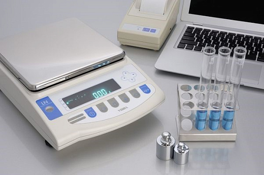 Весы лабораторные, 3200 г/0,01 г, внутренняя калибровка, с поверкой, LN-3202R, Vibra