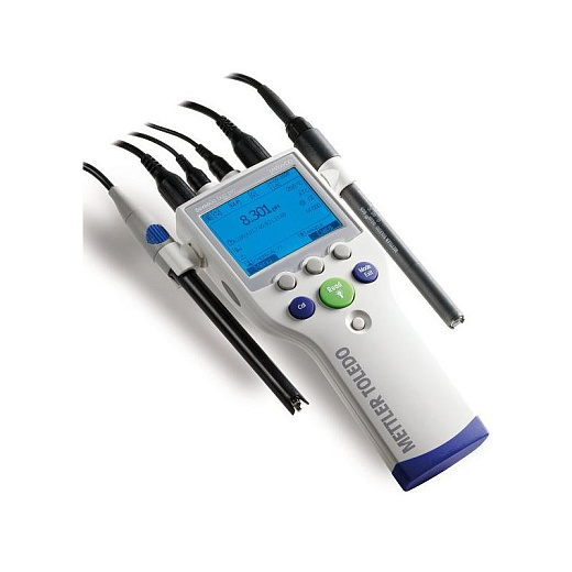 рН-метр/кондуктометр/солемер, 0-14±0,01, портативный, без электрода, SG23-B, серия SevenGo Duo, в комплекте, Mettler Toledo