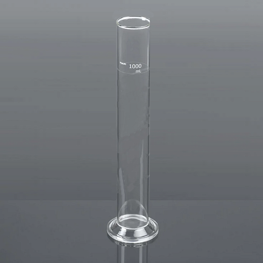 Цилиндр мерный, для ареометра, класс В, круглое основание, 2 шт./уп., Glassco, Индия