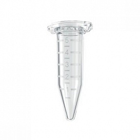 Пробирки 5,0 мл типа Эппендорф, до 25 000g, Forensic DNA grade, бесцветные, 50 шт./уп., 200 шт./кор.