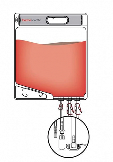 Мешки для сбора, хранения и транспортировки культуральной жидкости Labtainer Pro BPCs, 5000 мл, материал CX5-14, 3 порта, тип 2