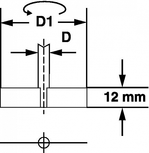 Перемешивающий элемент лопастной, 2 закрепленные лопасти, d 50 мм, длина 500 мм, нержавеющая сталь Фото 3