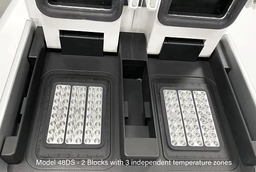 двойной реакционный блок 2×48×0,2 мл (3 температурные зоны)