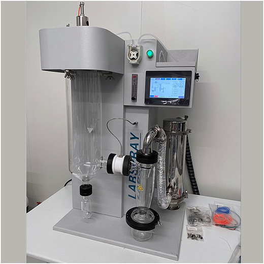 Сушилка распылительная, от 1 до 25 мкм, 1800 мл/ч, для водных растворов, SD-18A, на рабочем месте, Labfreez
