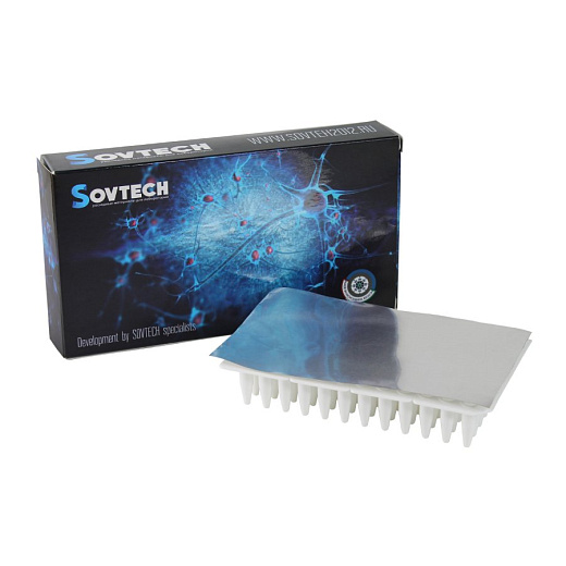 Пленка для ПЦР планшетов для цифровой ПЦР, алюминиевая, прокалываемая, 100 шт./уп., Sovtech