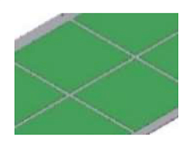 Квадрат клейкий сменный высокоадгезивный 200x200x3 мм