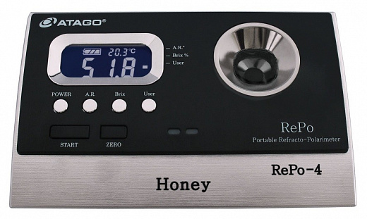 Рефрактополяриметр, -5....+5°, -0....85% Brix, портативный, с калибровкой, для анализа меда, RePo-4 Фото 1