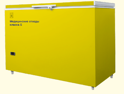 Морозильник, 300 л, -10… -30 °С, горизонтальный, для отходов класса «Б» и «В», МНТ-30.300МО, Россия