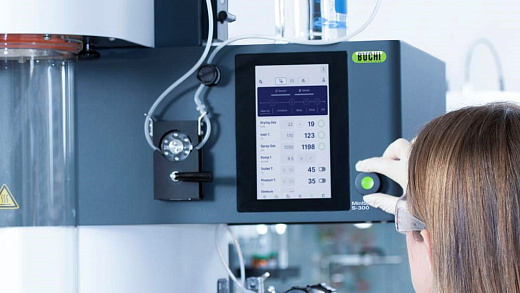 Сушилка распылительная, от 1 до 25 мкм, Mini Spray Dryer S-300, дисплей, Buchi