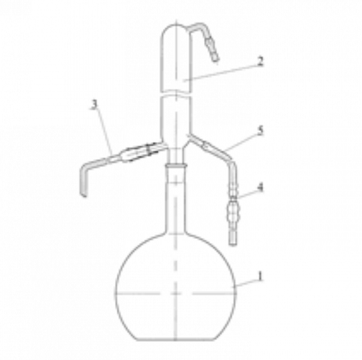 Дистиллятор стеклянный для получения дистиллированной воды, 4 л, 1 шт.