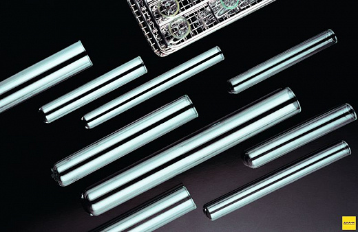 Пробирки 6 мл, НС, круглодонные, 12×75 мм, без пробки, 250 шт./уп.