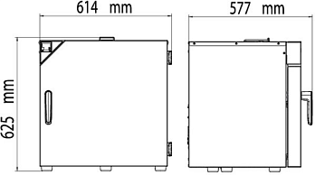 Термостат, до +70 °С, 62 л, естественная вентиляция, RI 53, Binder