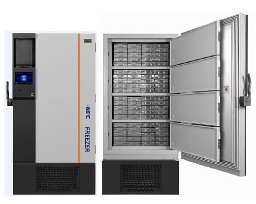 Морозильник до -86 °С, 838 л, Dual Guard, сенсорный экран, MD-86L818BS, Midea