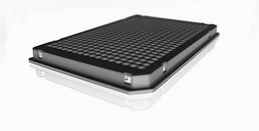 Планшеты для ПЦР, 384-лун., с юбкой, черные, полипропилен