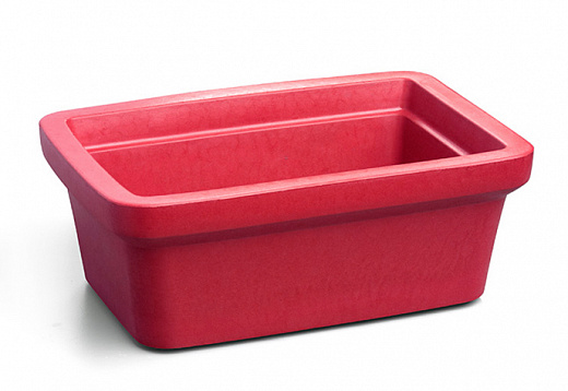 Емкость для льда и жидкого азота 4 л, красный цвет, Midi