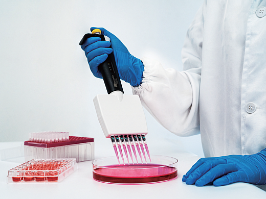 Автоматическая пипетка механическая 5-50 мкл, 8-канальная Фото 3