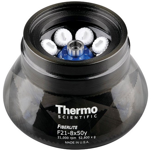 Ротор угловой Fiberlite F21-8 x 50y, автоблокировка, 20000 об/мин, 47850 g, 8 x 50 мл, Thermo FS