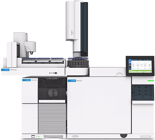Хроматограф газовый Agilent 8890 GC с лотком и автосамплером 7693A масс-детектором 5977С