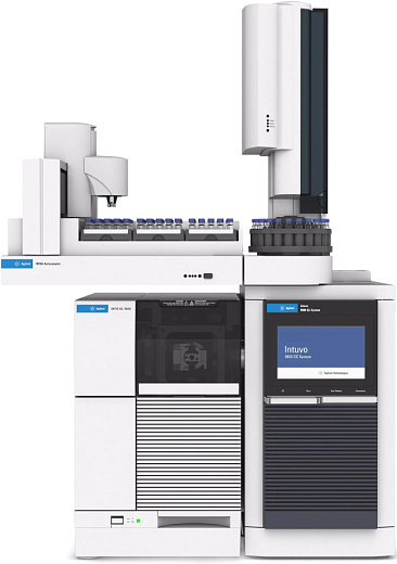 Хроматограф газовый Agilent Intuvo 9000 GC с лотком и автосамплером 7693A масс-детектором 5977С