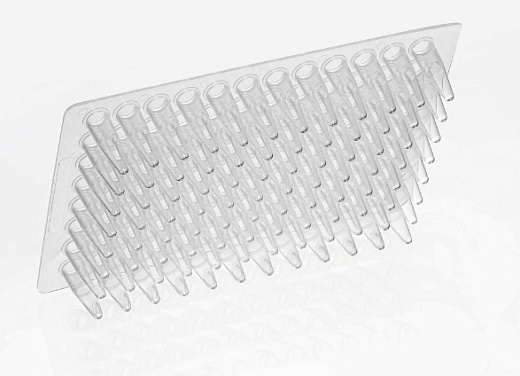 Планшеты для ПЦР, 96-лун., с полуюбкой, стандартный профиль, прозрачные, полипропилен, 10 шт./уп., 100 шт./кор., JetBiofill